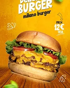 Affiche — burger