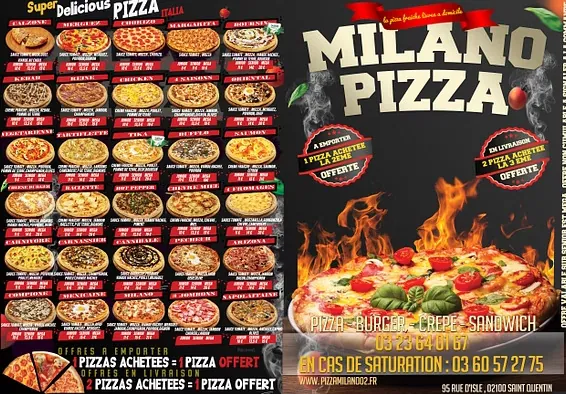 Flyer — pizzeria