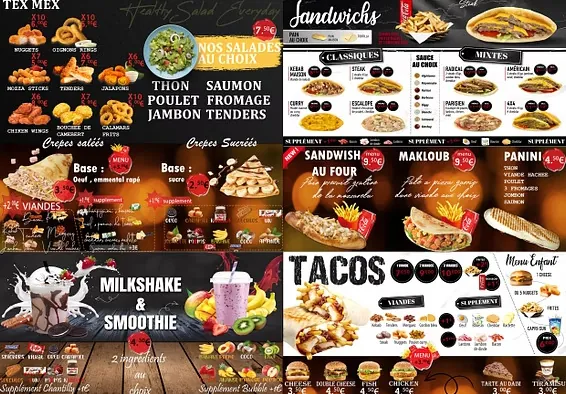 Menu — snack